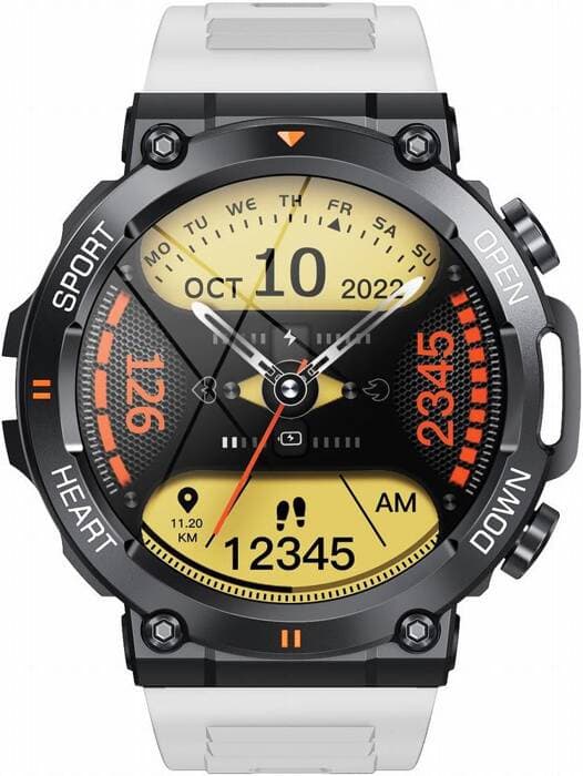 Herrsmartklocka GRAVITY GT7-6 PRO - samtalsfunktion, pulsoximeter (sg018f)