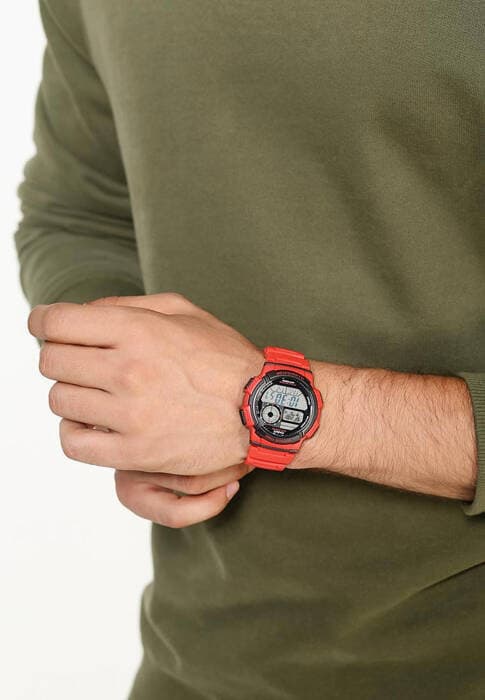 Herrklocka CASIO AE-1000W 4AV (zd073c) - VÄRLDSTID + LÅDA