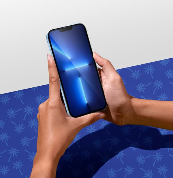 Diamond Palm Hærdet Glas til iPhone 17e / 16e / 13 / 13 Pro