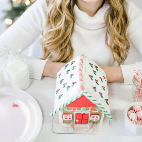 Julpepparkaksformar med julkrubba, hus, set x 10