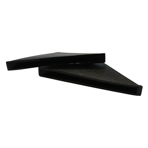 Lasikulmasuoja ikkunan kulmaan 4 mm musta 4 kpl