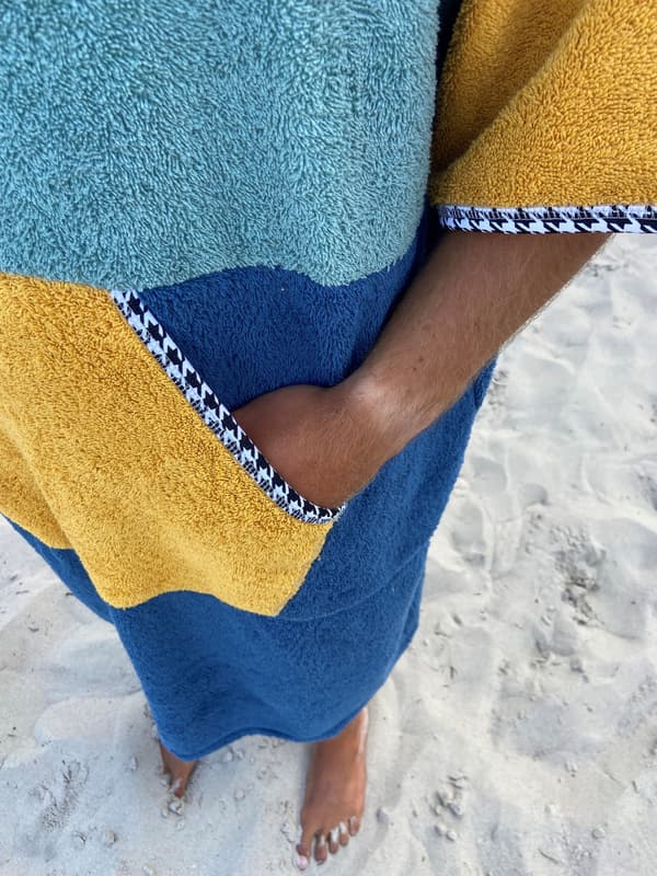 Surf Poncho California - bomuld M KVINDE længde 105cm