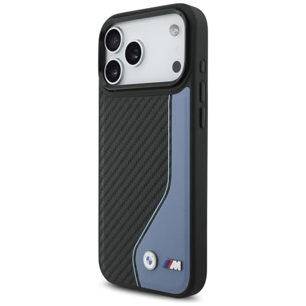 BMW M Carbon Logo MagSafe-cover til iPhone 17 Pro Max, blå