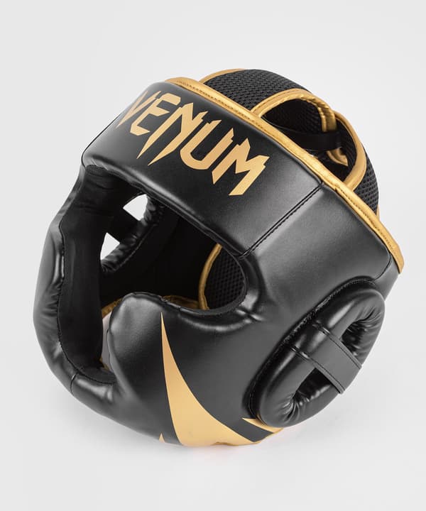 Venum Challenger Sparring Boksehjelm Sort/Guld