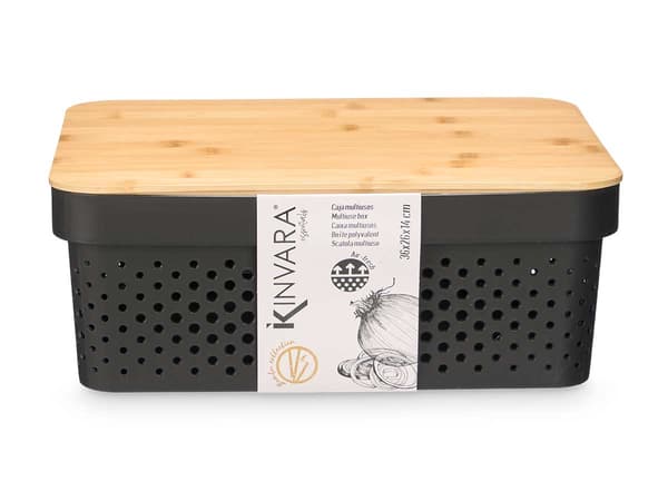 Förvaringskorg 14 cm svart