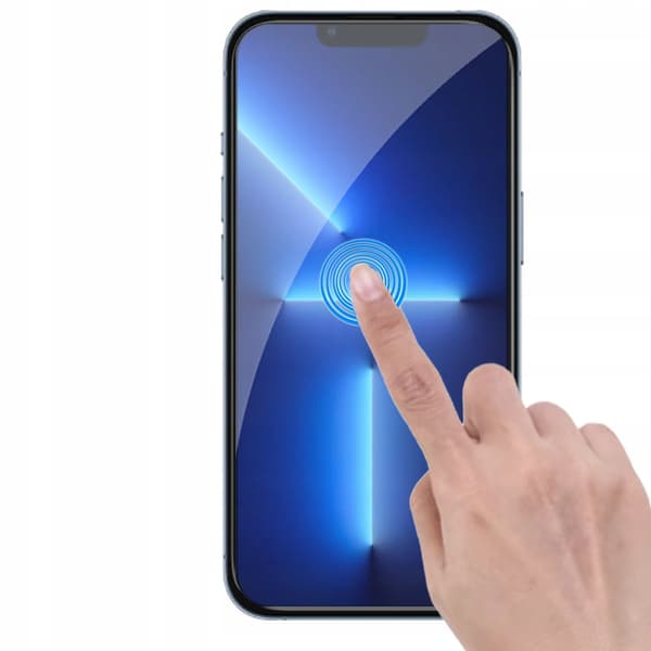 2x Härdat glas för Apple iPhone 13 Pro med helskärmstäckning, 5D-glas