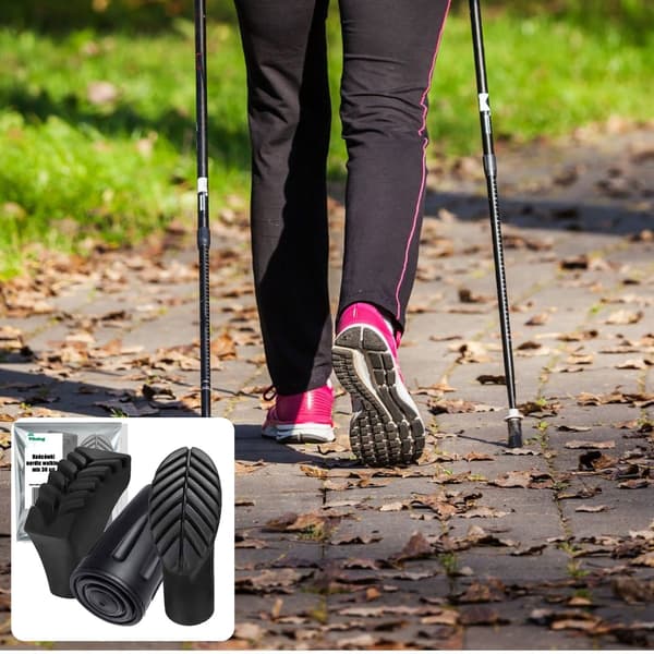 30x Tip Caps til Nordic Walking Staves Mix