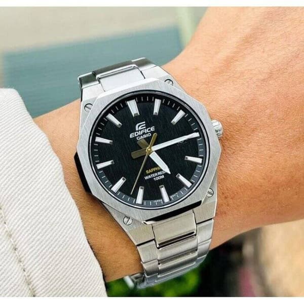 Herreklocka Casio EFR-S108D-1A Edifice Classic Saffir med låda
