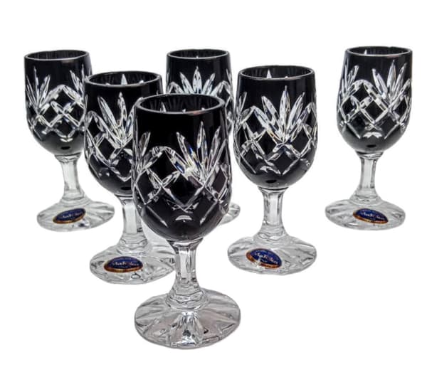 Sorte krystal vodkaglas 30 ml ananas