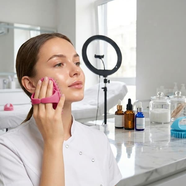 FOAMANIZER Exfolierande hårborste accelererar hårväxten