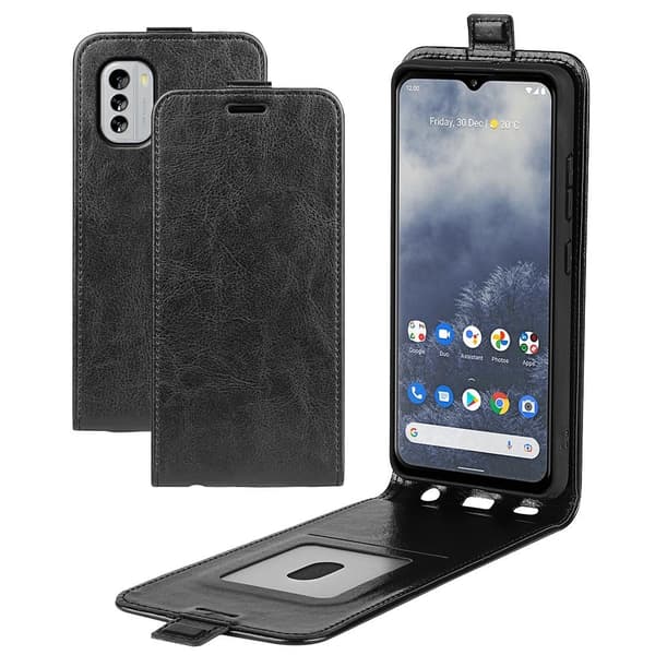 Nokia G60 5G Flip-etui, Sort