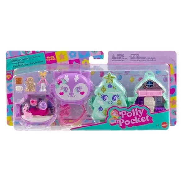 Polly Pocket Jul Kompakt 2-pack Set
