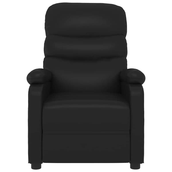 vidaXL Massagestol, Svart, Konstläder