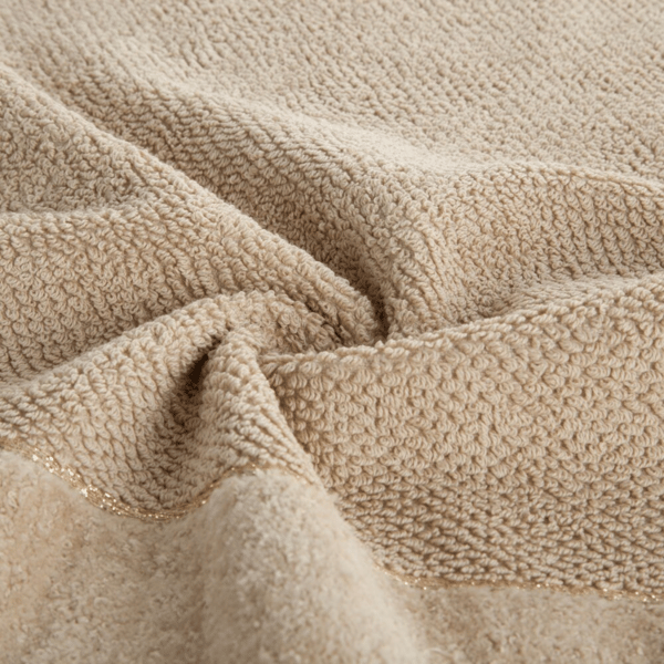 ARIA beige tykt håndklæde 30x50 cm