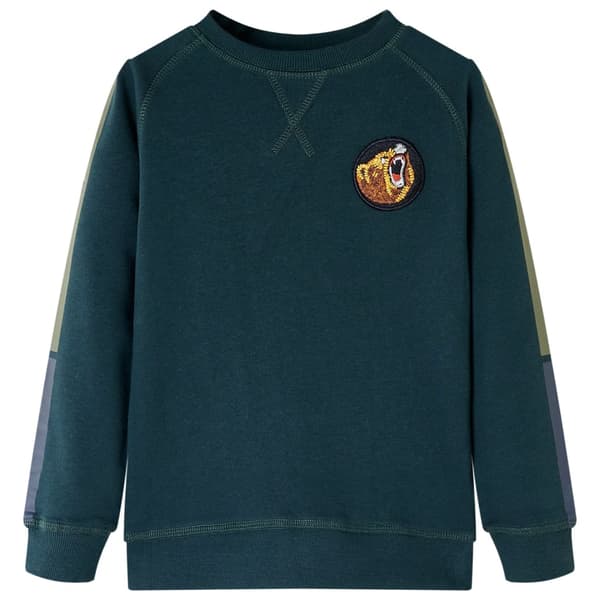 Børnesweatshirt, mosgrøn, 128