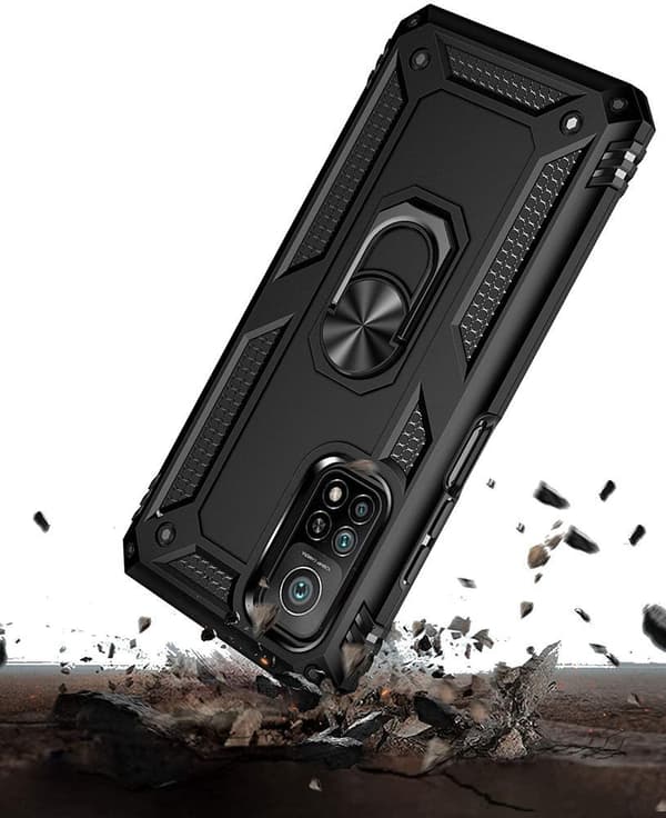 Pansret cover til Xiaomi Mi 10T/Mi 10T Pro, Nox Case Ring, sort