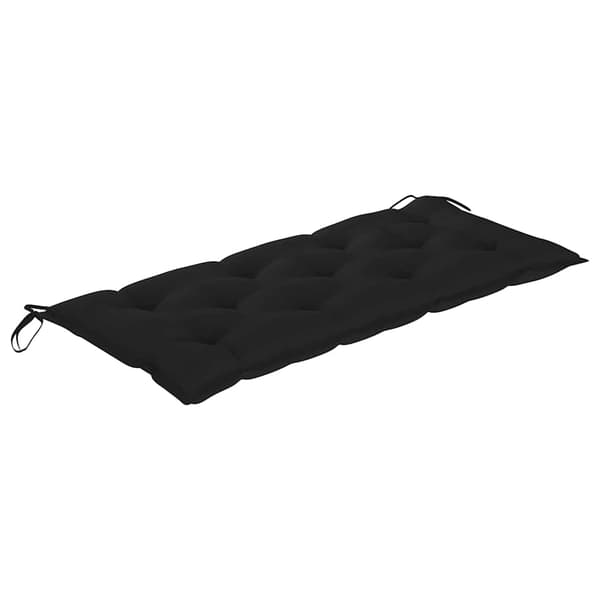 vidaXL Puutarhapenkki tyynyllä 120 cm bambu