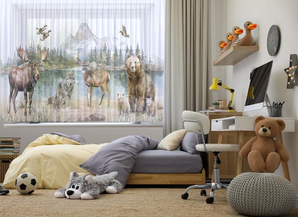Gardin på tejp, tryck 410