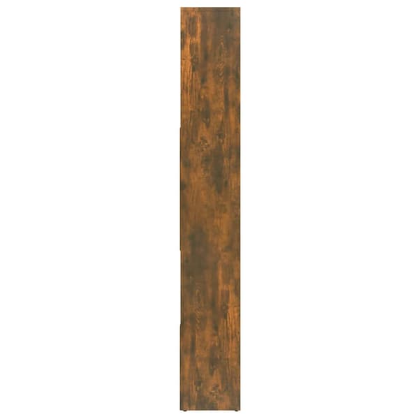 vidaXL bogreol røget eg 67x24x161 cm
