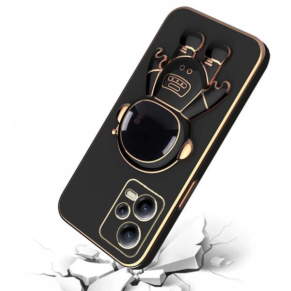 Etui til Xiaomi Redmi Note 12 5G / POCO X5 5G, Astronaut, sort