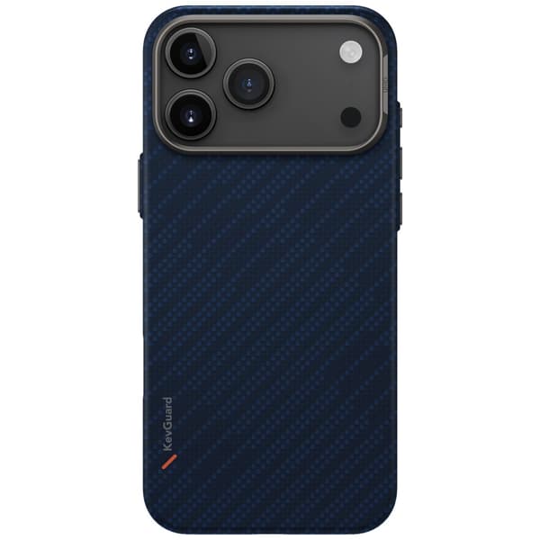 UNIQ Keva EDGE MagSafe-etui til iPhone 17 Pro Max, blå