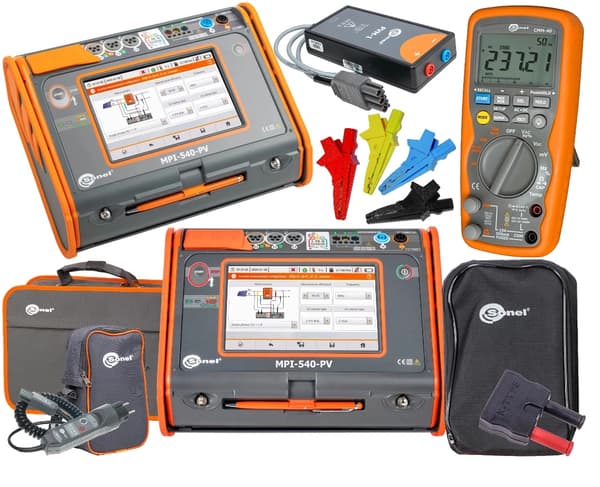 MPI-540-PV elektrisk parametermåler Start med CMM-40 multimeter