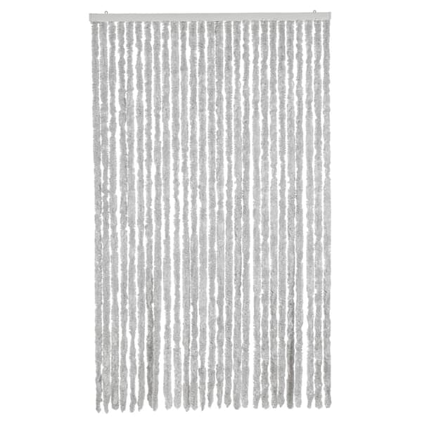 vidaXL Flugnät, Grå, 118x220 cm, Chenille