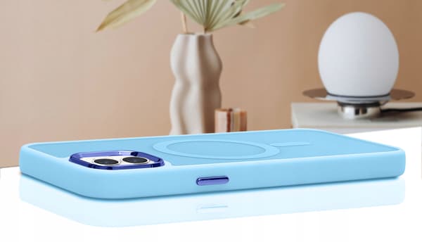 Etui til IPHONE 11 MAGMAT MAGSAFE BAGSIDER BLÅ + GLAS