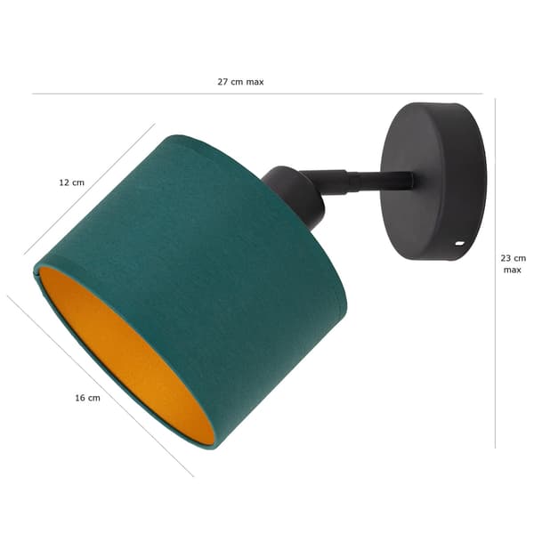 Tornado AMP1 lampa grön-guld