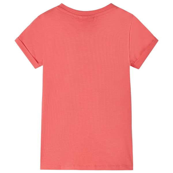 Barn-T-shirt, korall, 116