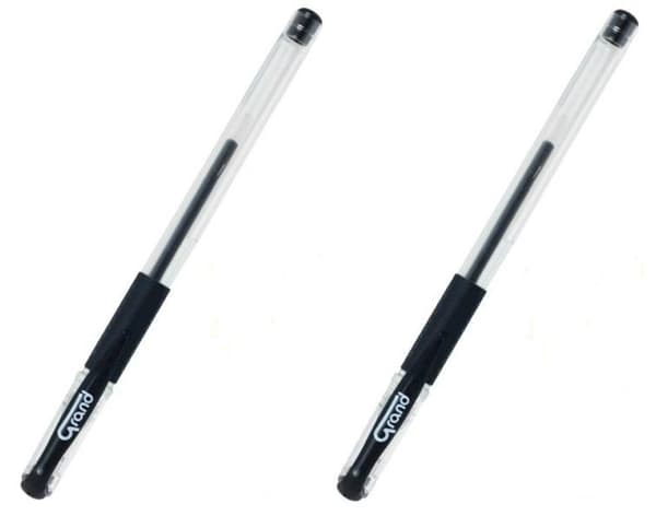 GR-101 gelpen sort 2 stk. GRAND