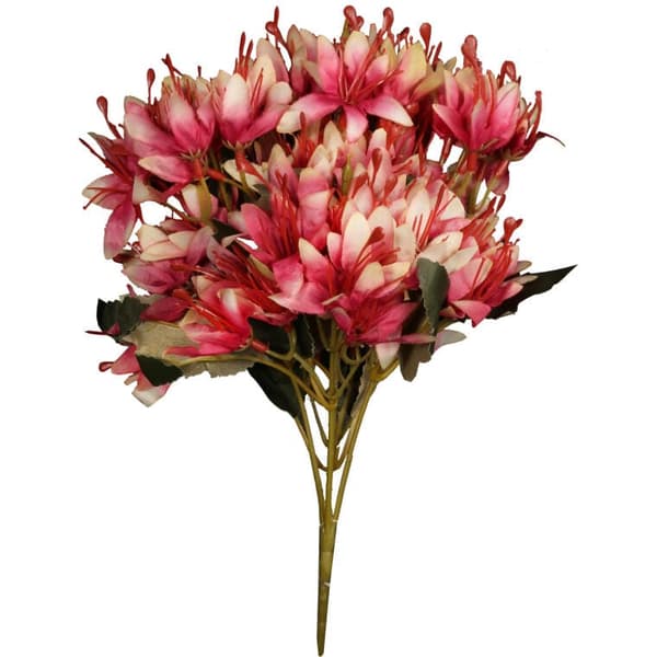 Buket med 5 grene med rosa azalea-blomster