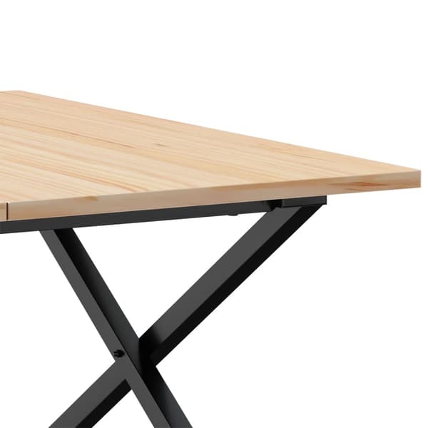 vidaXL Soffbord med X-formade ben, 90x90x45 cm