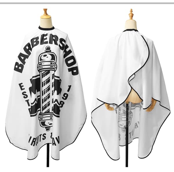Barbermantel för en stor hårsalong