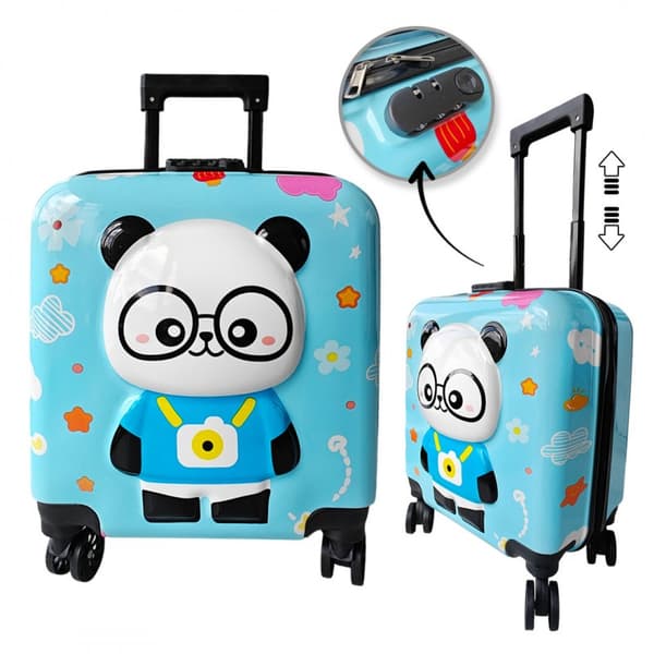 BØRNEKABINKUPFERT BØRNEBAGAGE med Blue Panda-koden WP07