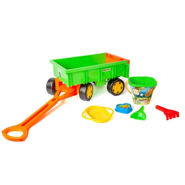 Kæmpevogn/trailer med sandkit