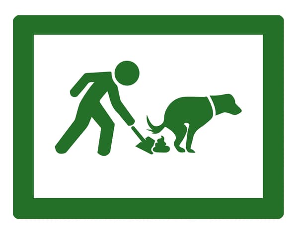 RYD OP EFTER DIN HUND SKILT - 20x28 cm