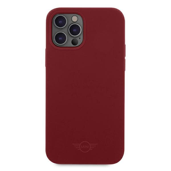 Mini silikone tone-on-tone cover til iPhone 12/12 Pro, rød
