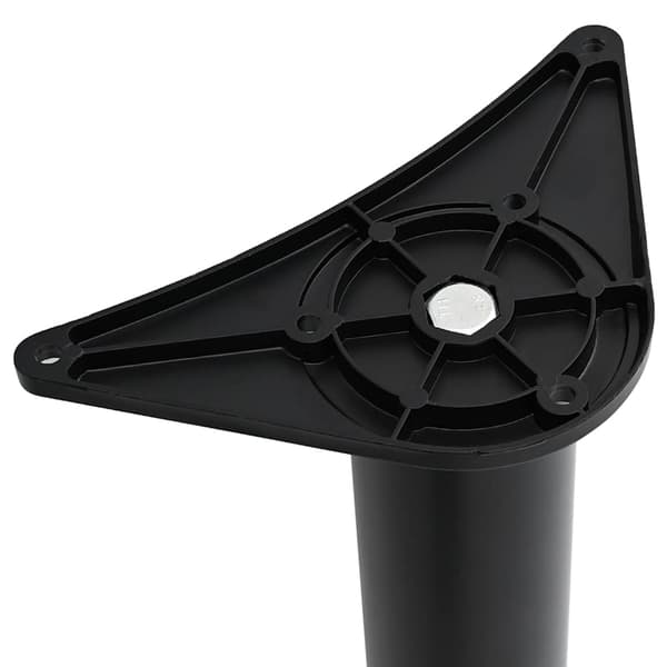 4 højdejusterbare bordben, sort, 870 mm
