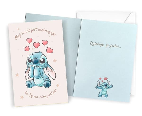 Stitch födelsedagskort