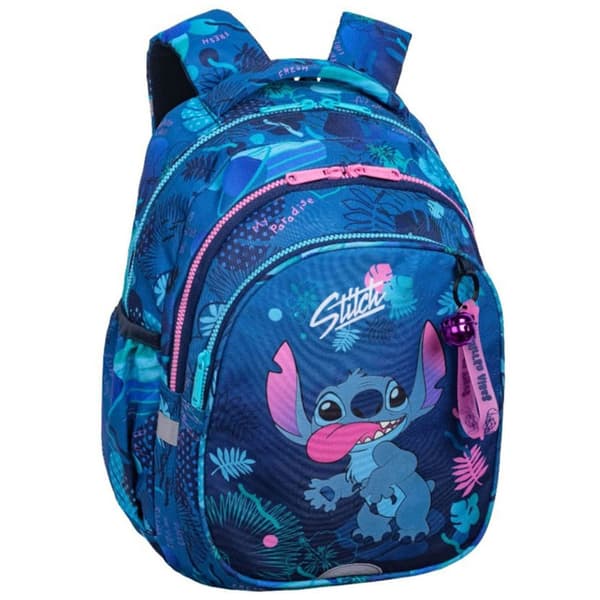 Disney Blå. 15" Barnryggsäck. Stitch