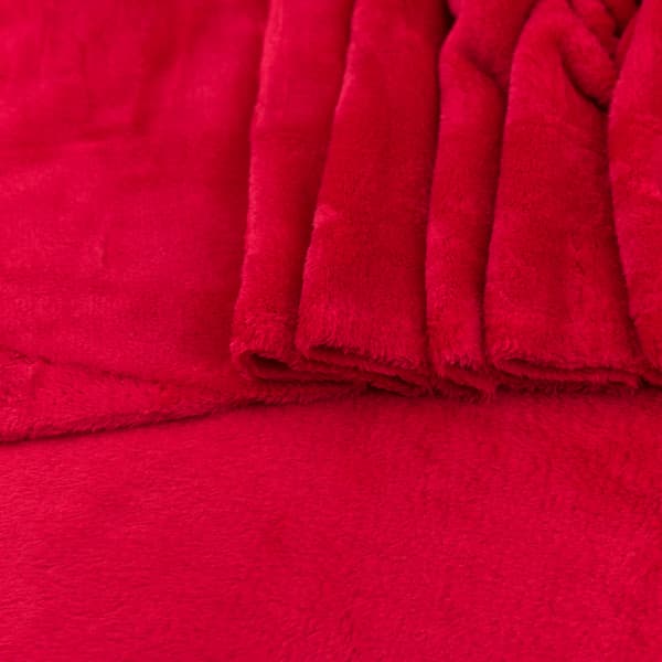 Minky fleece punainen