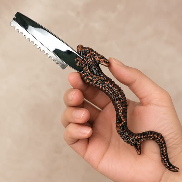 Kinesisk barberkniv til barbering og barbering af skæg, fjertype