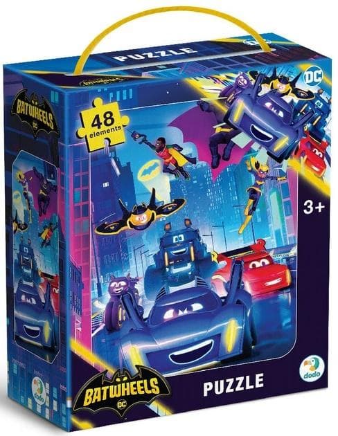 48 Batwheels-puslespil. Lær om Batwheels