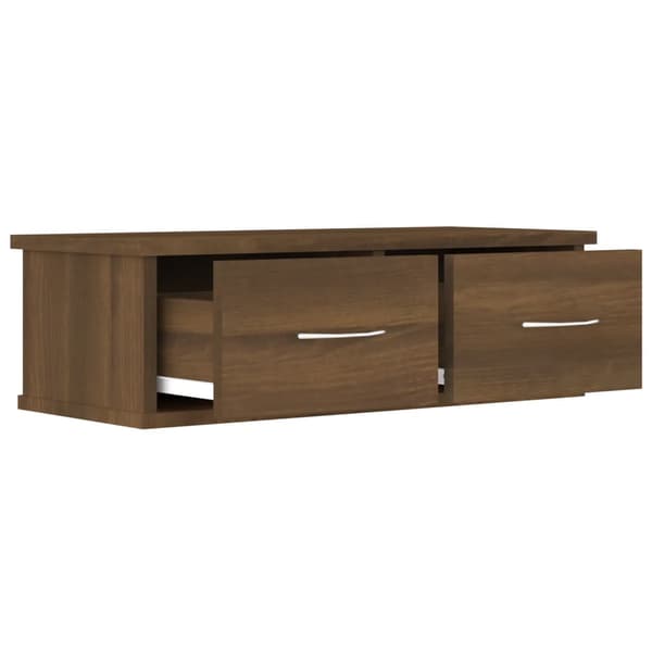 vidaXL vægskab brunt egetræ 60x26x18,5 cm