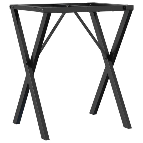 vidaXL X-formede bordben 60x40x73 cm støbejern