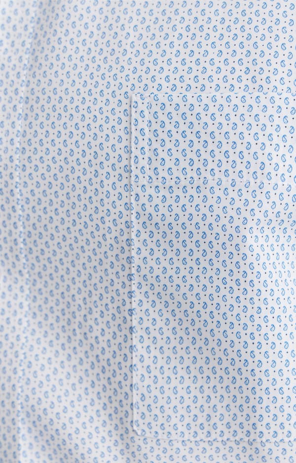 Slim fit skjorte med mikromønster M