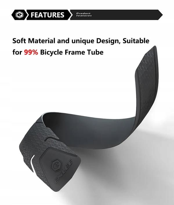 ENLEE Cykelramskydd Flexibelt skydd för cykelramen