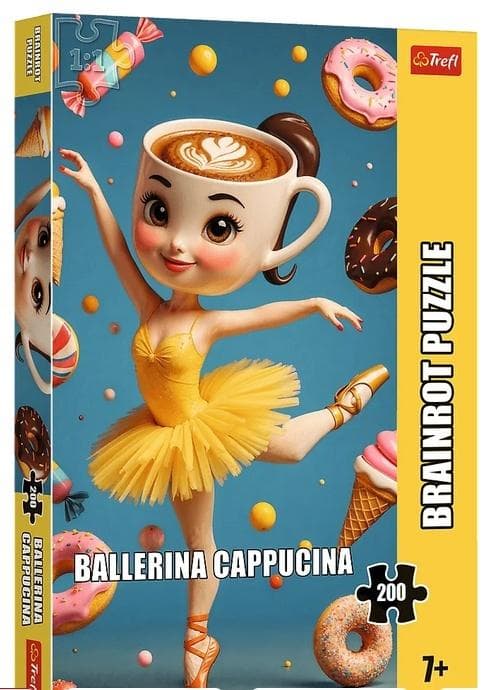 Pussel 200 BrainRots Ballerina Cappuccina