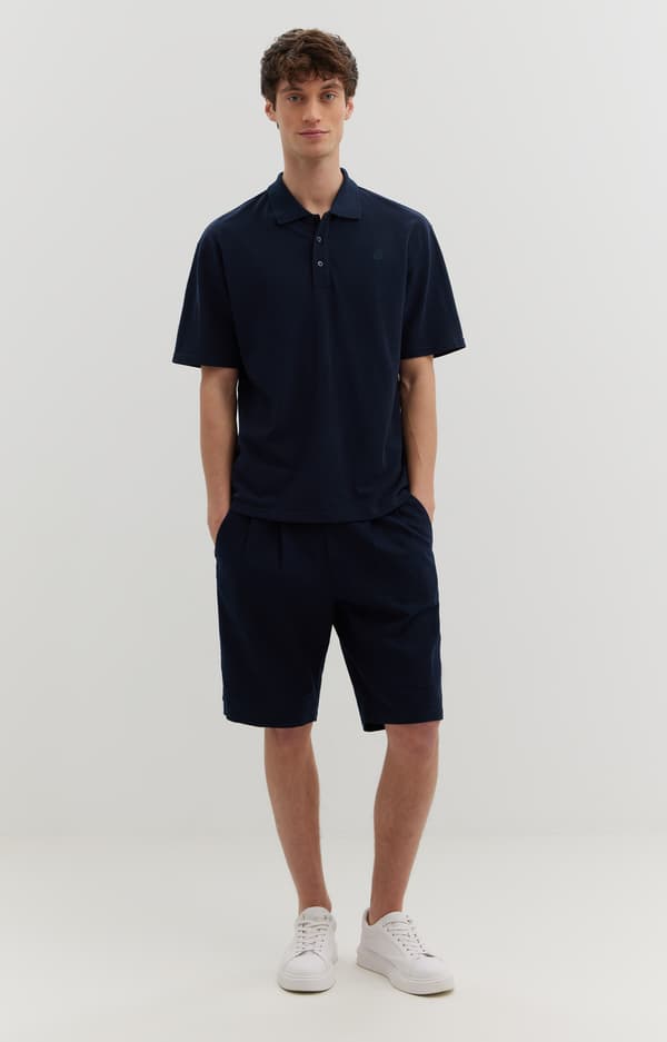 Normal polo i økologisk bomuld, M